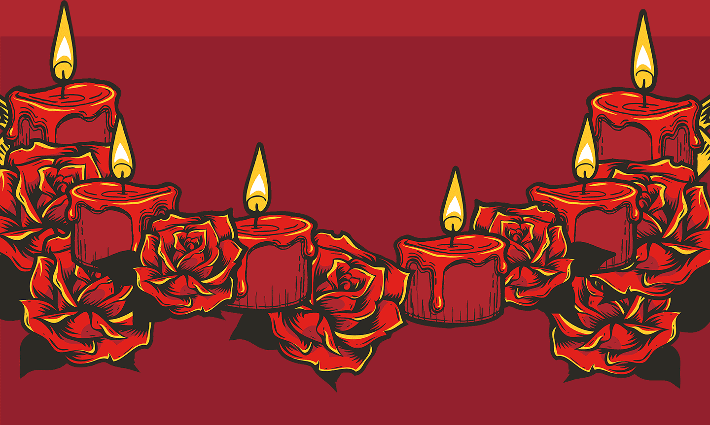Victoria DDLM Roses and Candles